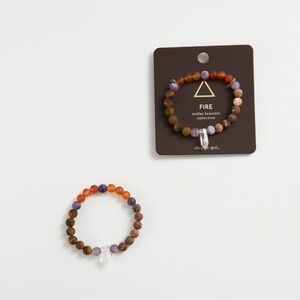 Fire Zodiac Beaded Bracelet